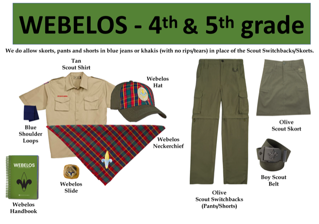 Webelos Uniform